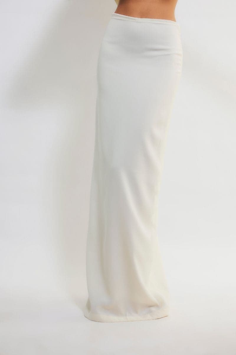 LENA OFF WHITE BLAZER AND SKIRT SET