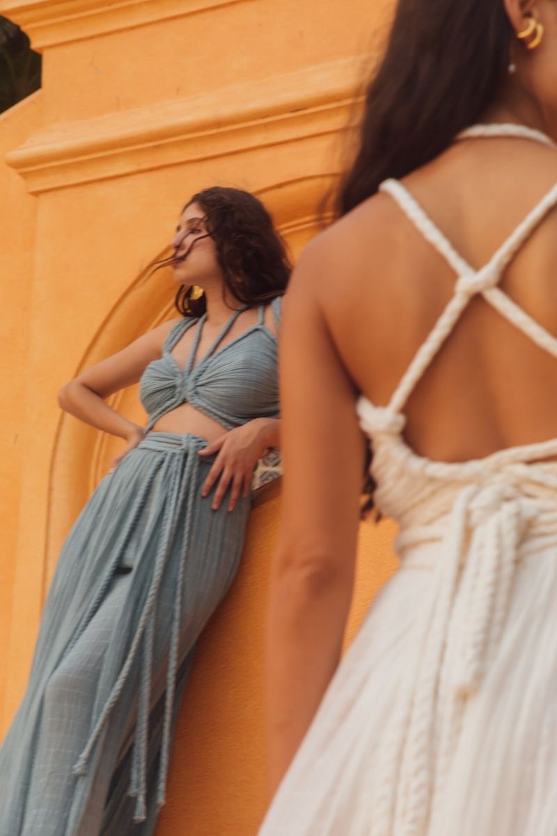 CHIARA SET IN AQUA