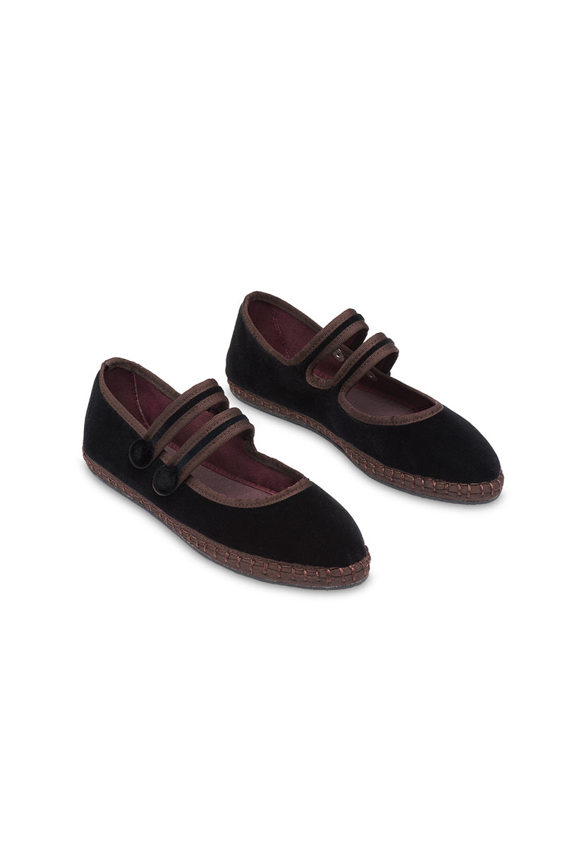 ANTOINE FLAT IN VELVET