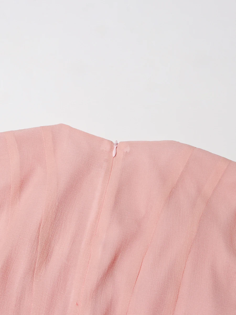 Elegant Ruffle Flare Sleeve Dress