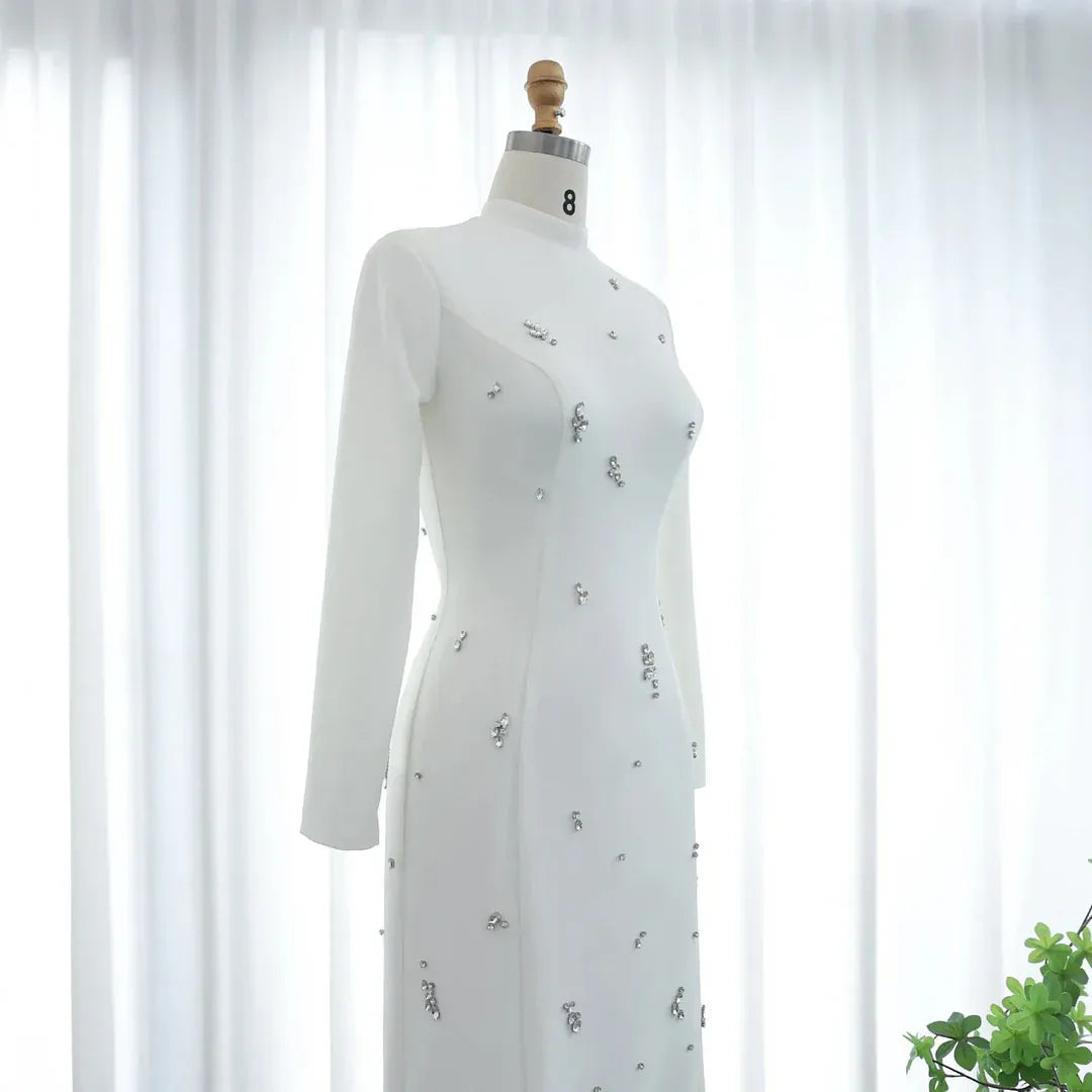 Luxury Crystal Maxi Gown