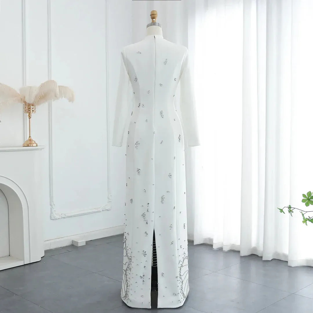 Luxury Crystal Maxi Gown