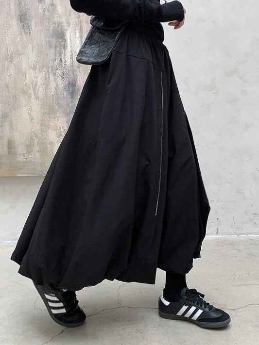 Luxury Bubble Elastic Pull-On Skirt