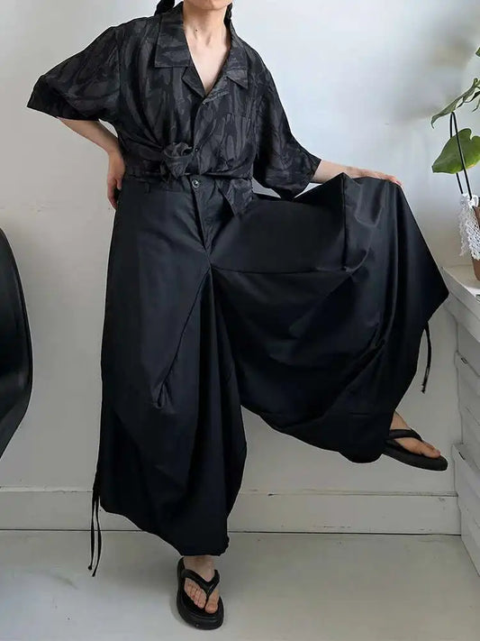 Luxe Extra Wide Leg Harem Pants