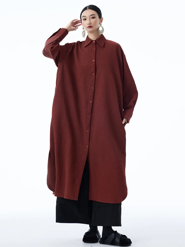Luxury Oversized Blouse Dress