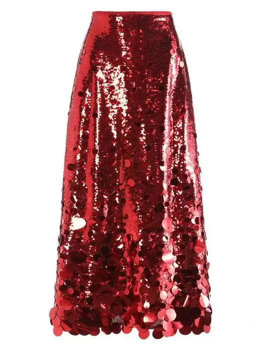 Luxe Sequin Pull-on Skirt