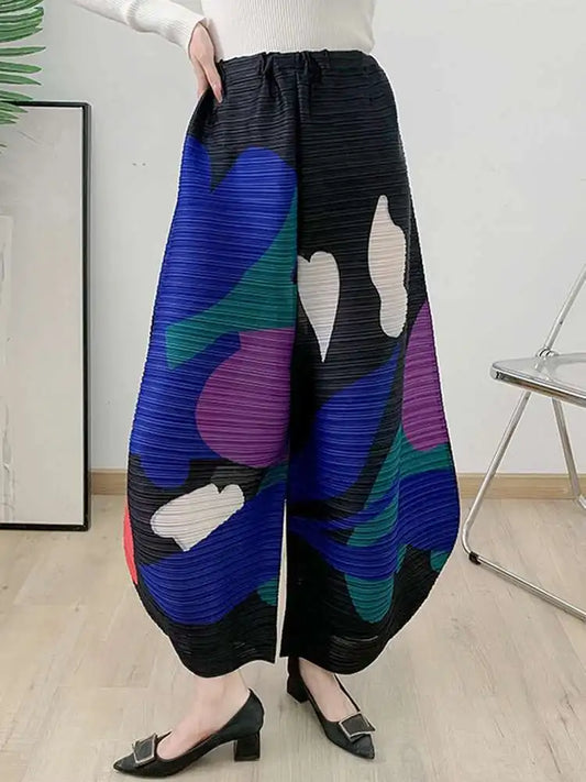 Pleated Unique Tailored Culottes
