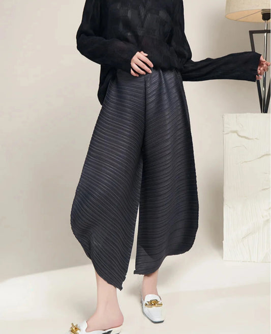 Luxury Japanese Pleated Culottes