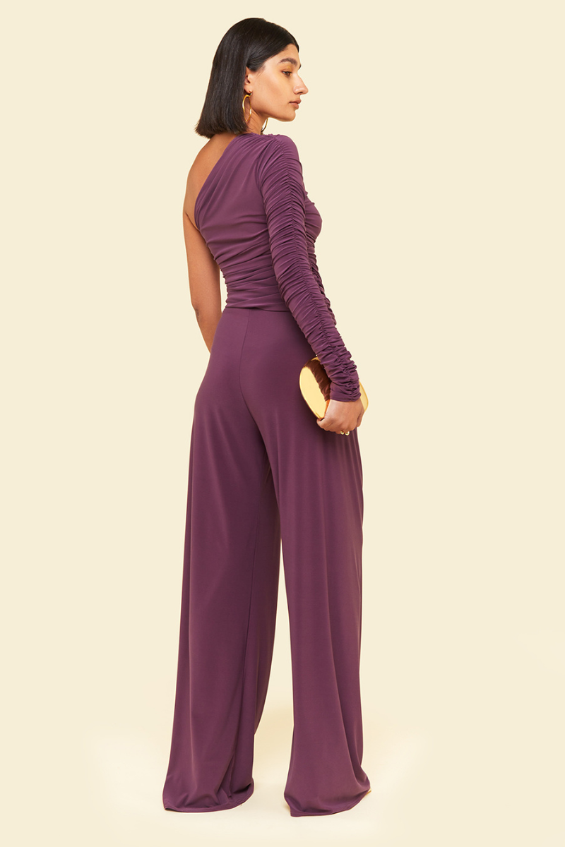NEPETA TOP AND PANTS SET IN PURPLE