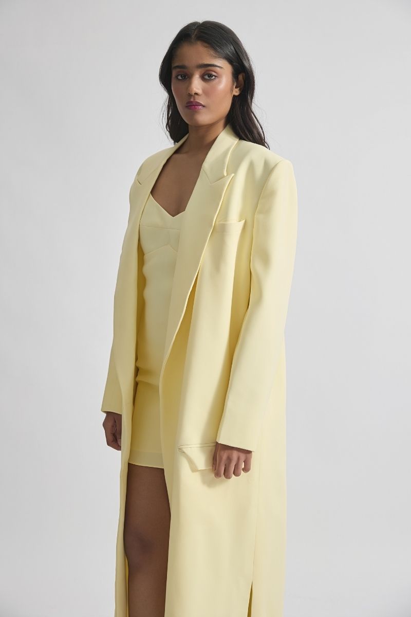 NICOLE BUTTER YELLOW CO-ORD