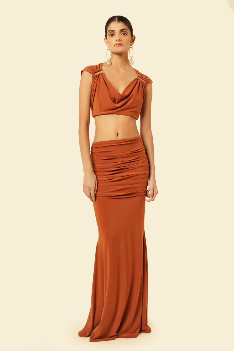 OLERIA CO-ORD SET IN ORANGE