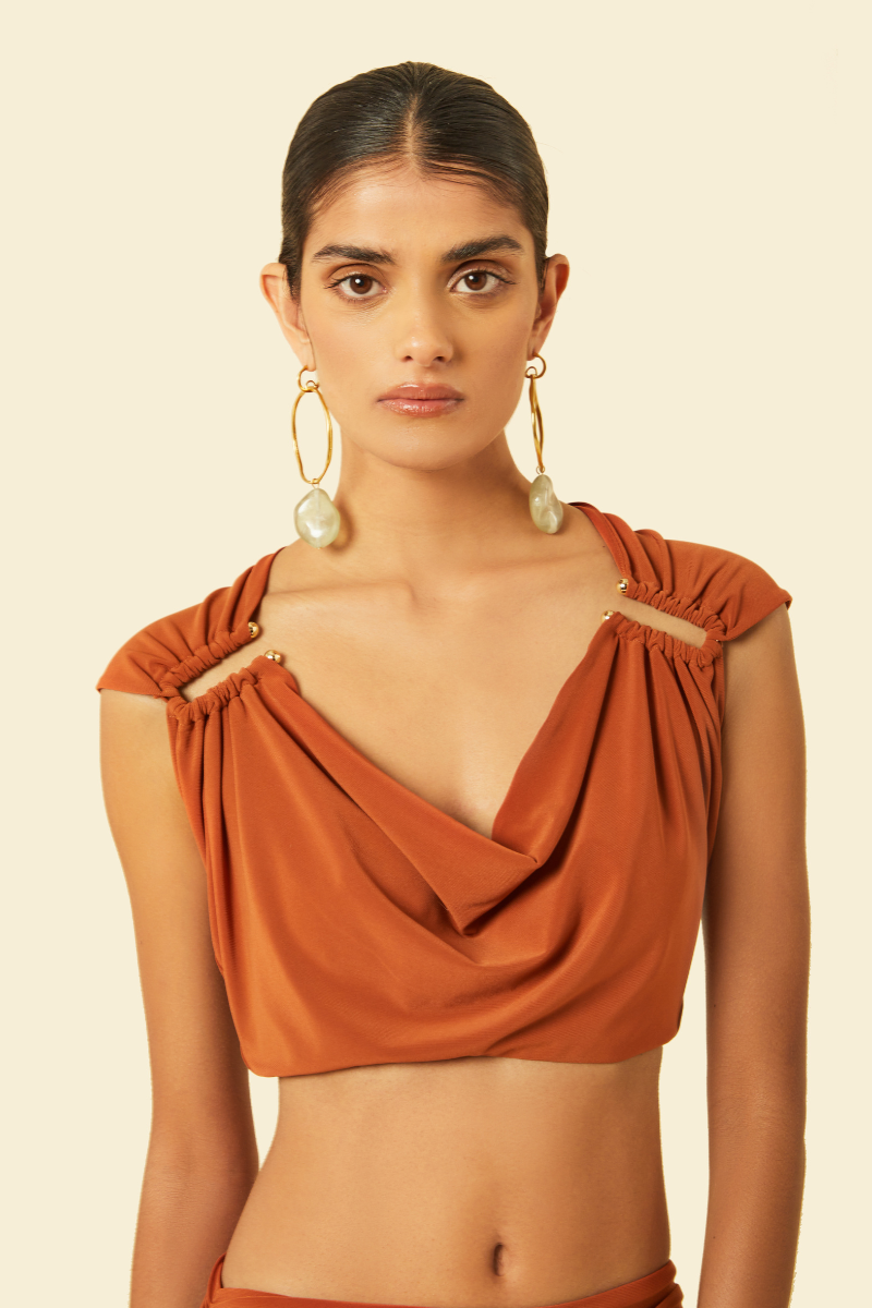OLERIA CO-ORD SET IN ORANGE