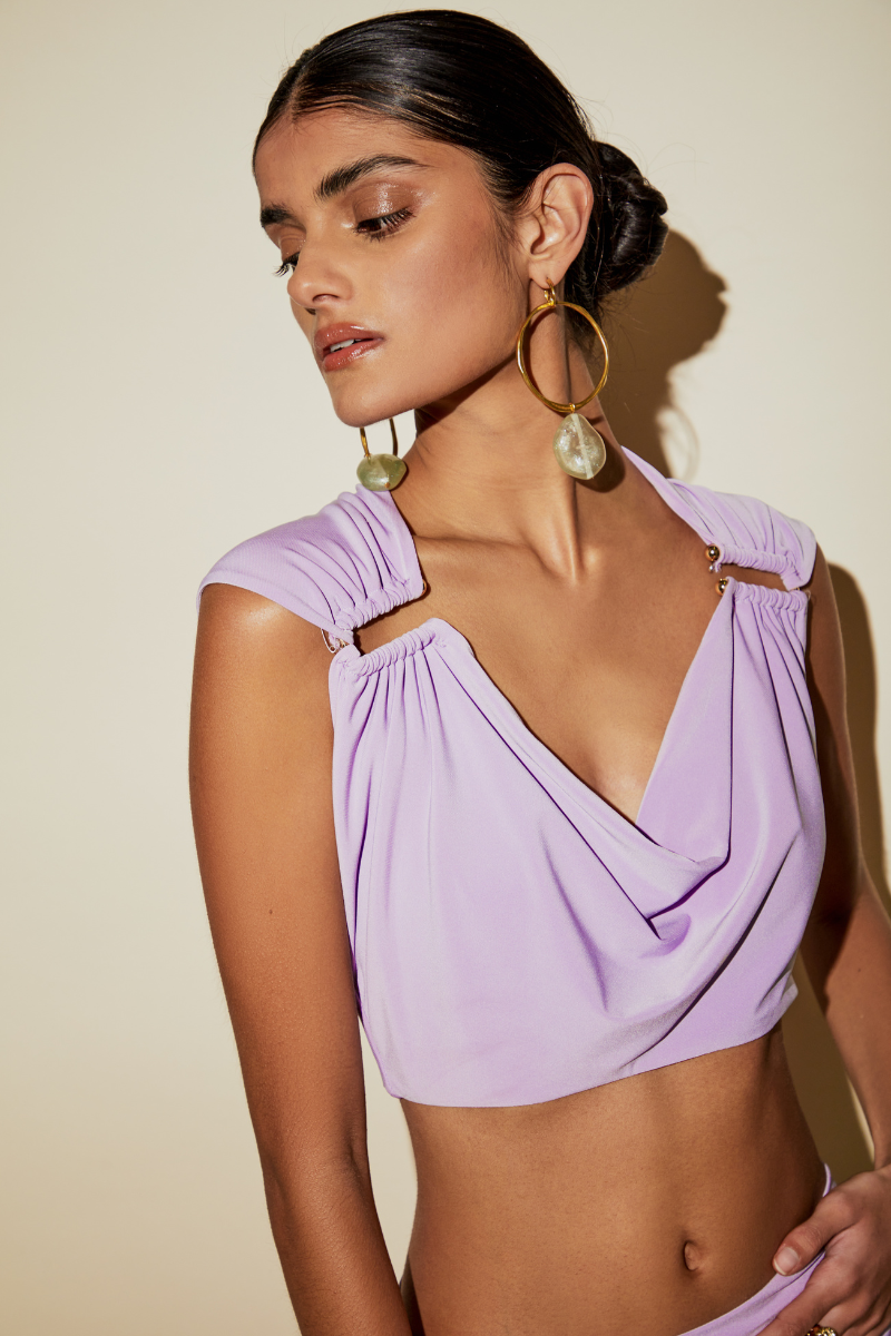 OLERIA CO-ORD SET IN PURPLE