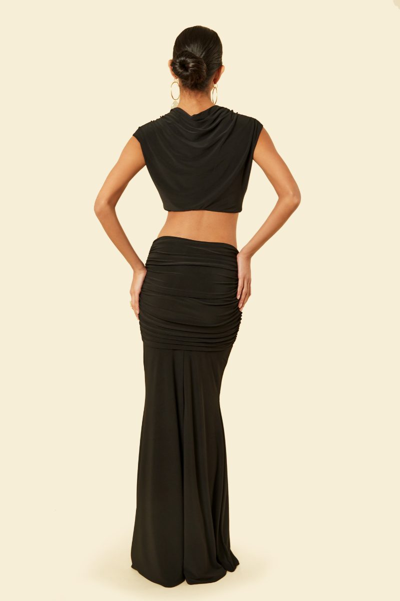 OLERIA CO-ORD SET IN BLACK