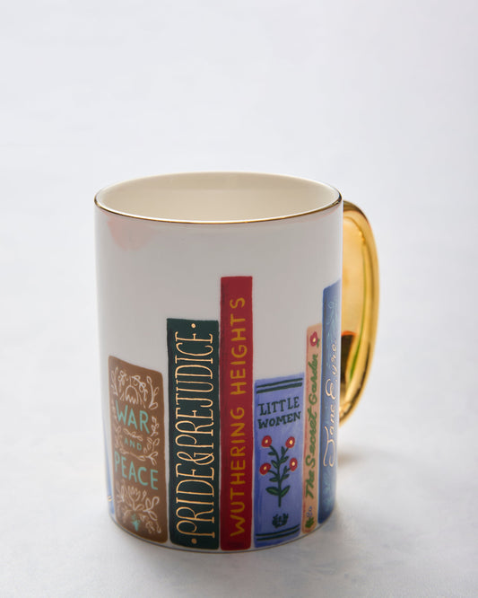 Book Club - Rifle Paper Co Porcelain Mug - Multi