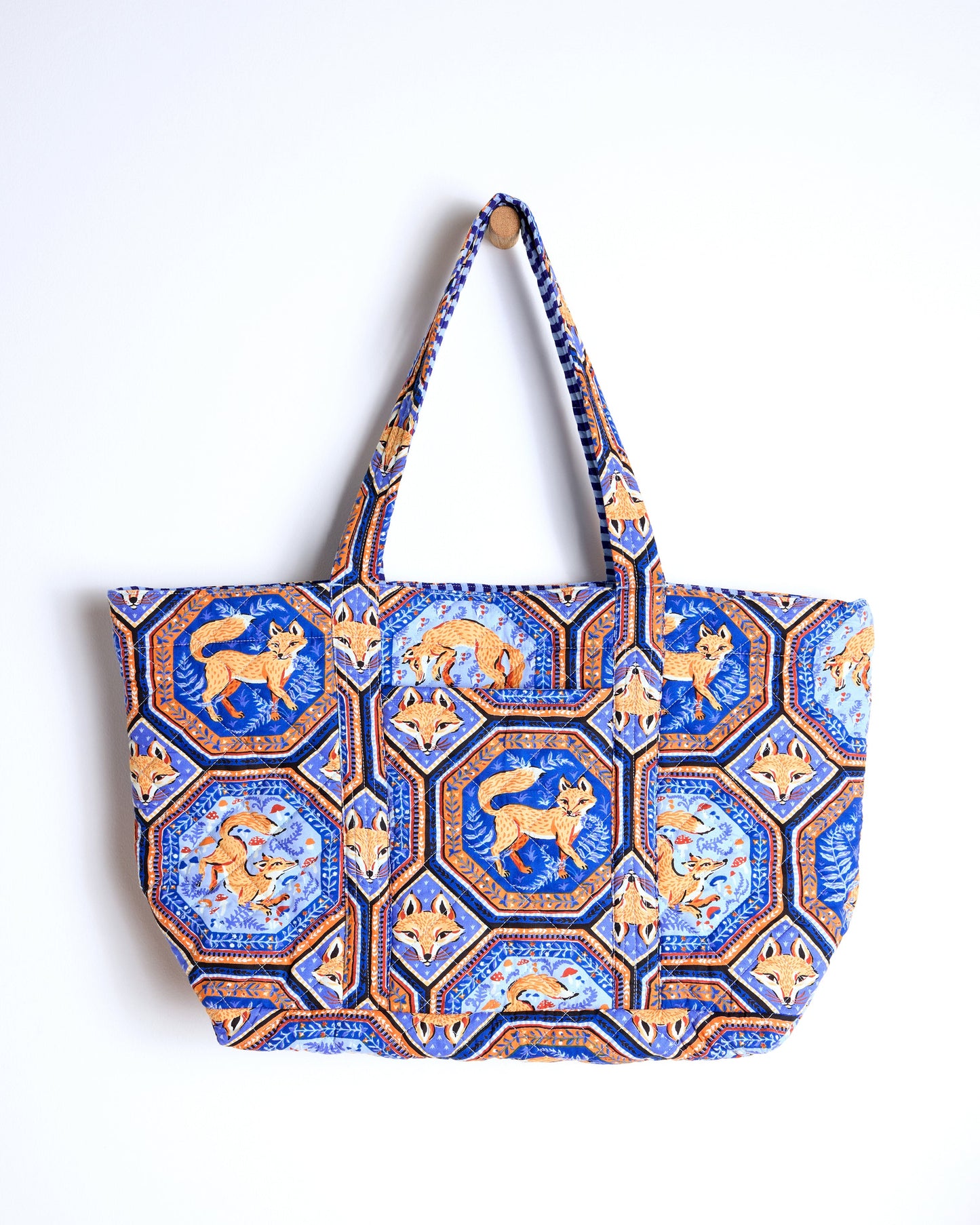 Fancy Fox - Weekend Bag with Pouch - French Blue