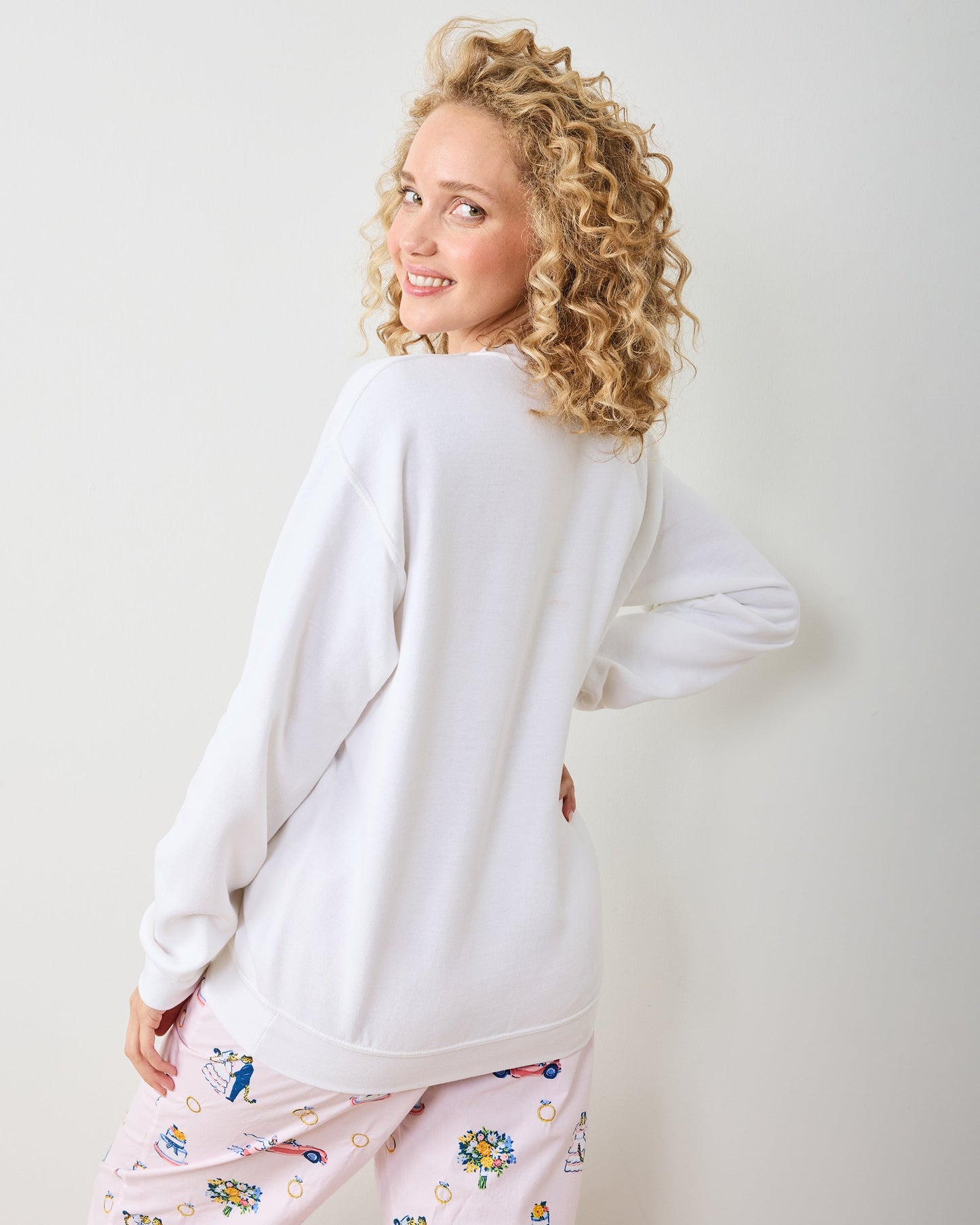 White - Bride Sweatshirt - Three Girls Shop