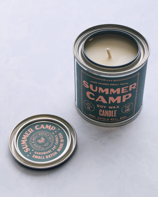 Watermelon & Citrus Fizz - Summer Camp Candle - Good & Well Supply Co.