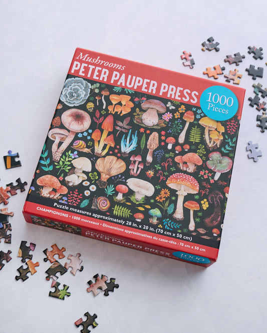 Mushrooms - 1000 Piece Jigsaw Puzzle - Peter Pauper Press