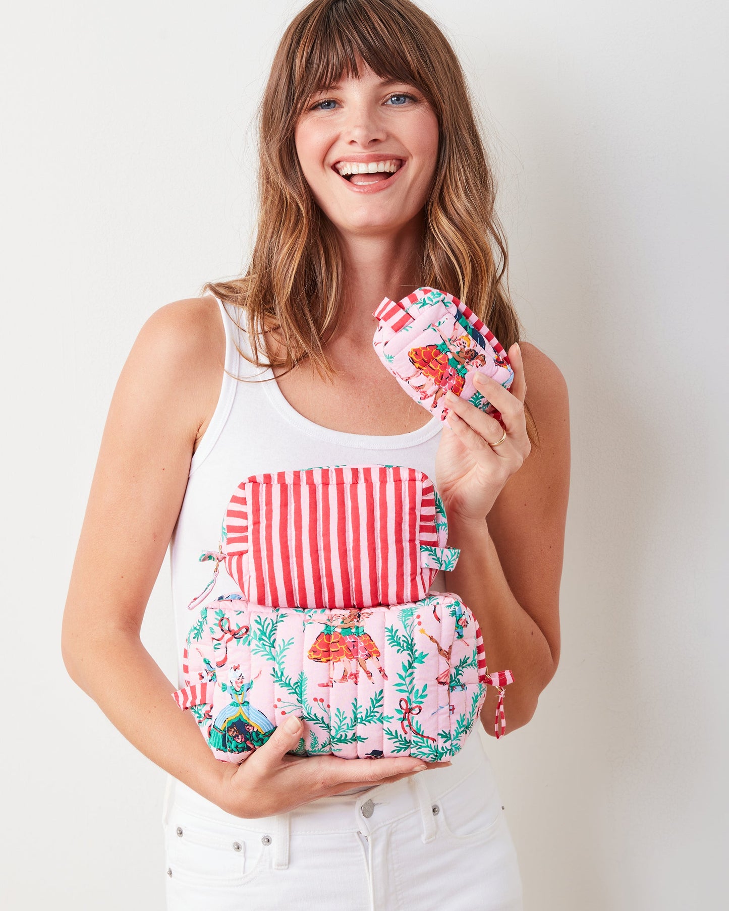 Nutcracker Dreams - Three's Best Pouch Set - Ballet Pink