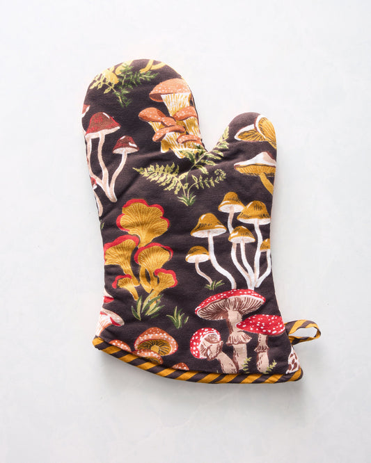 Mushroom Medley - Oven Mitt - Truffle