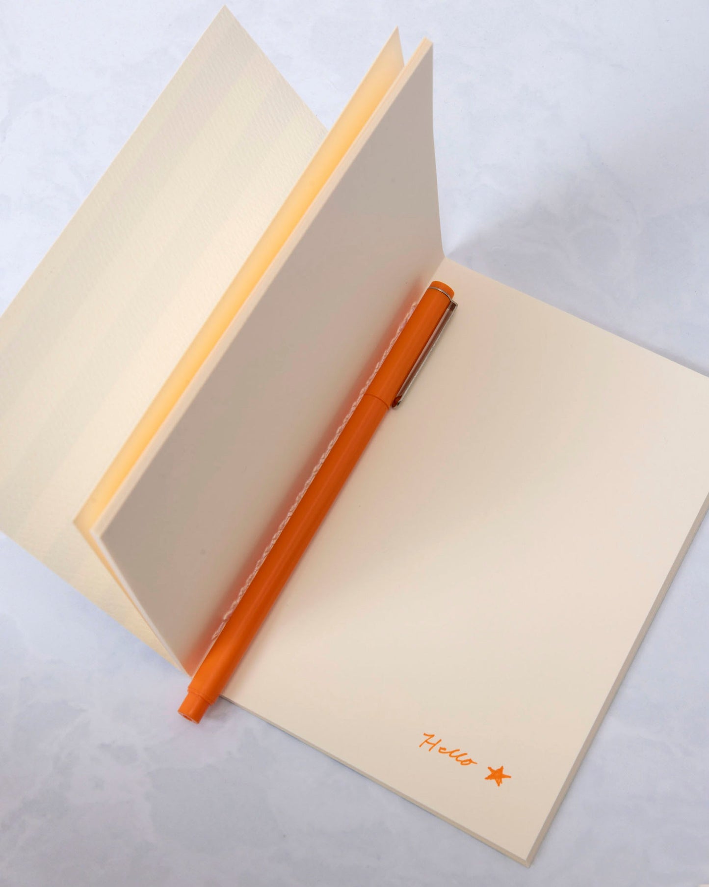 Yellow - Cabana Striped Notebook - Fin Studio