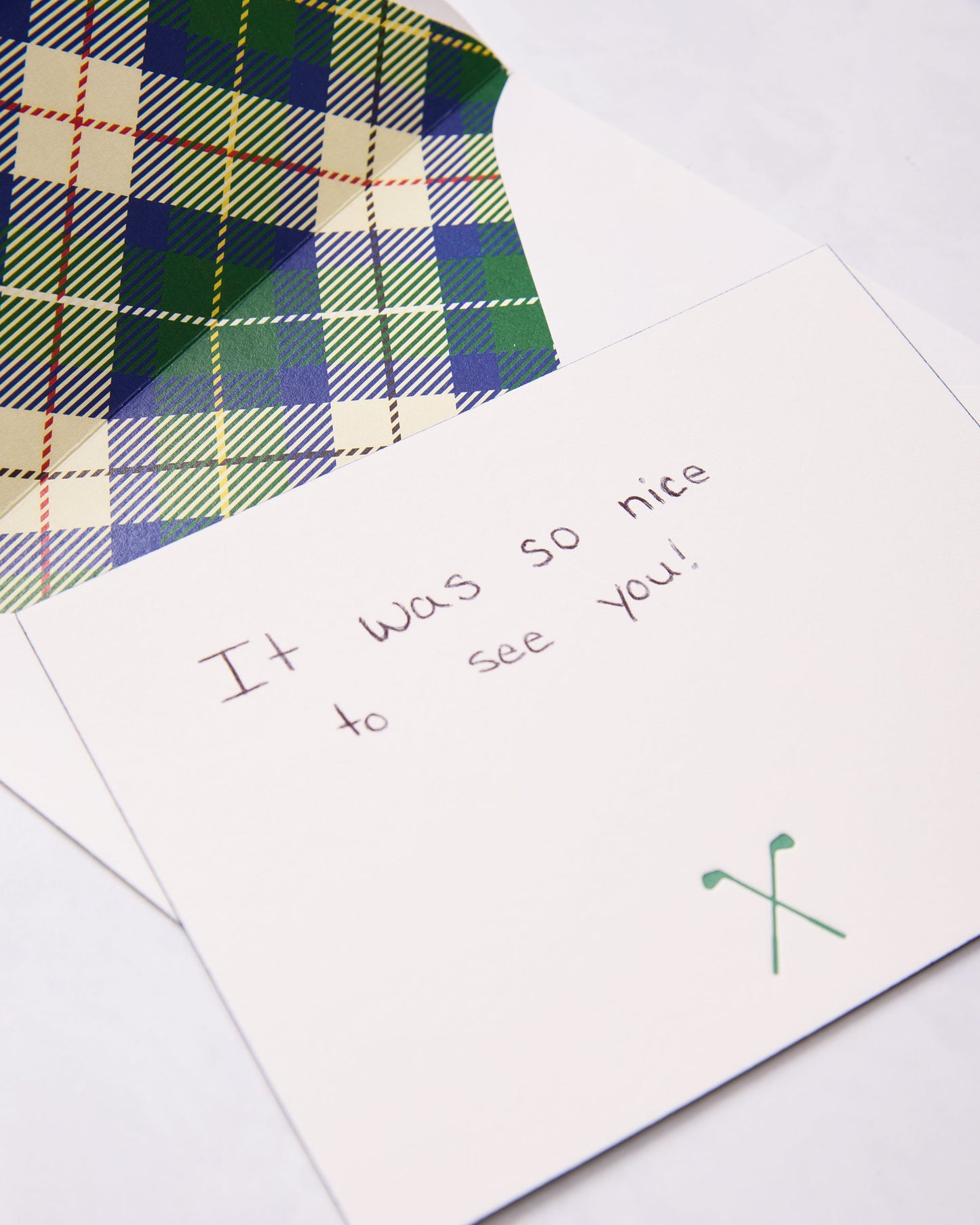 Golf - Fancy Pants Notecards - Color Box Design & Letterpress