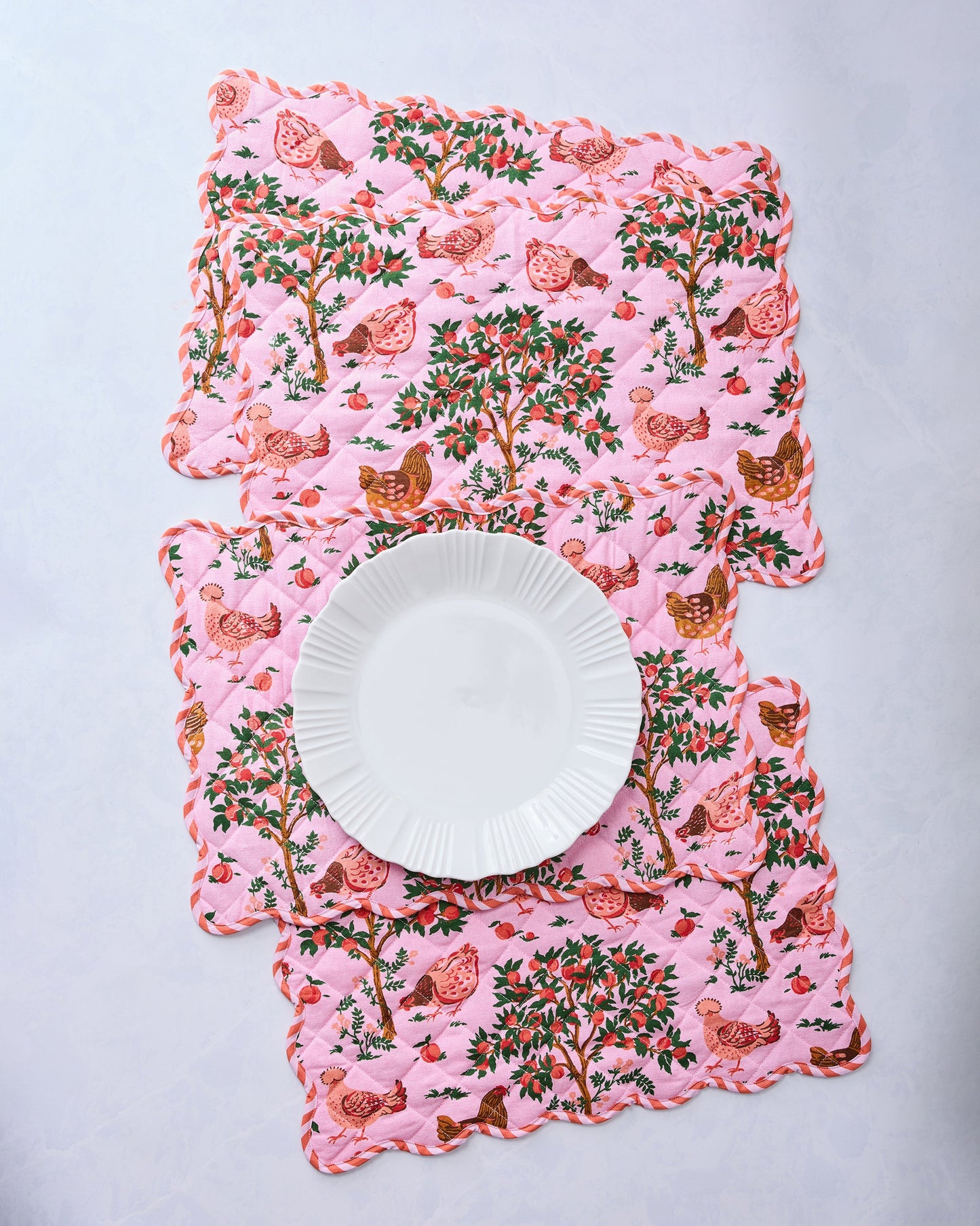 Hen House - Placemats Set Of 4 - Ballet Pink