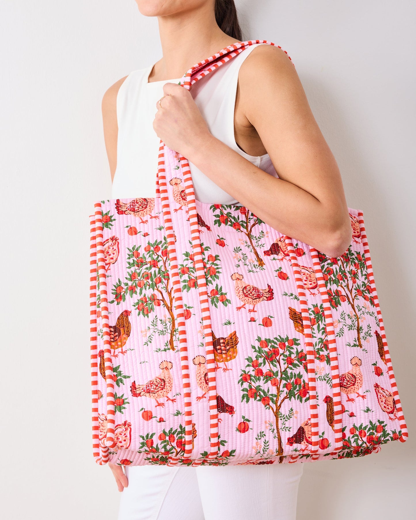 Hen House - The Traveler Tote - Ballet Pink