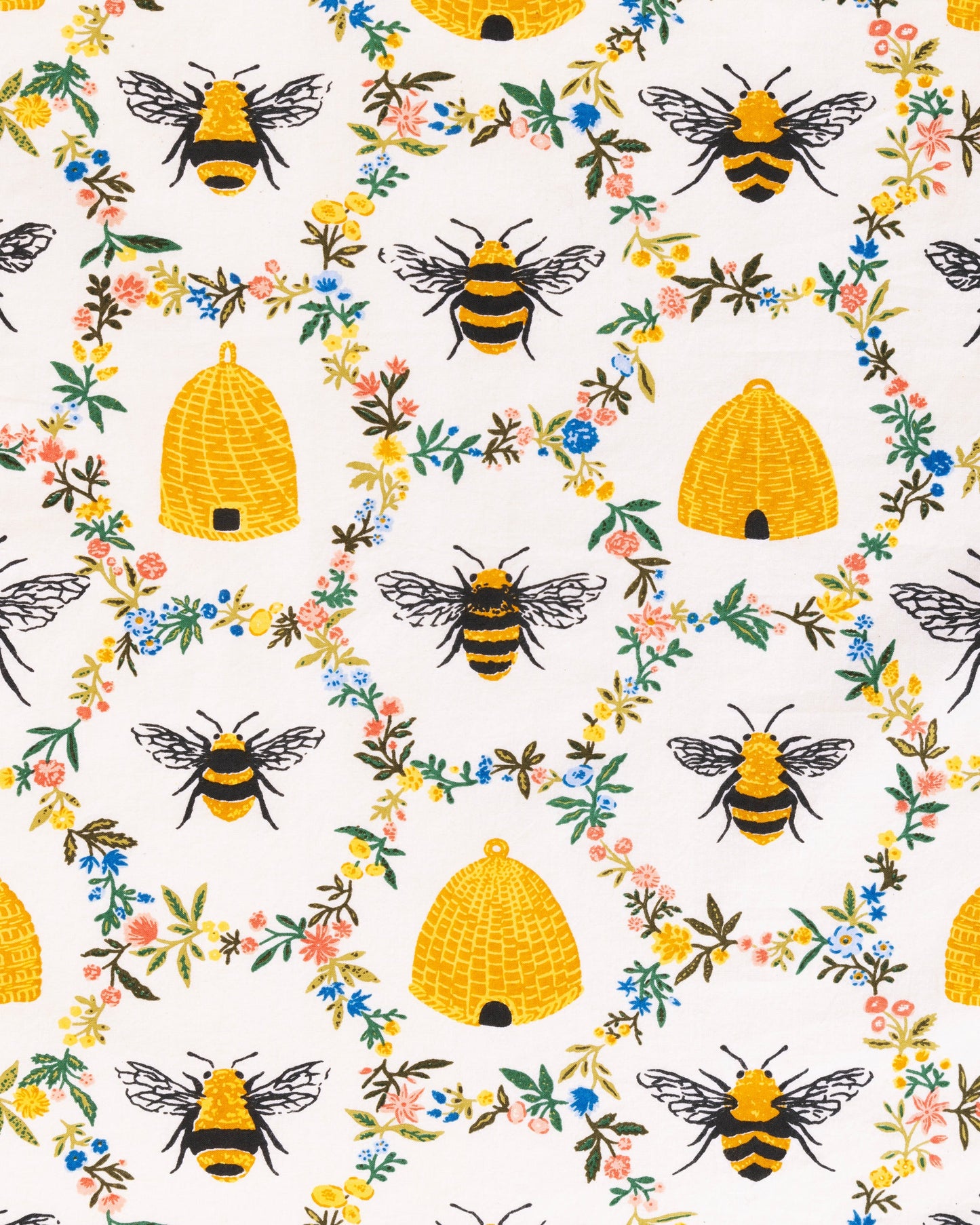 Sweet Bee - The Traveler Tote - Cream