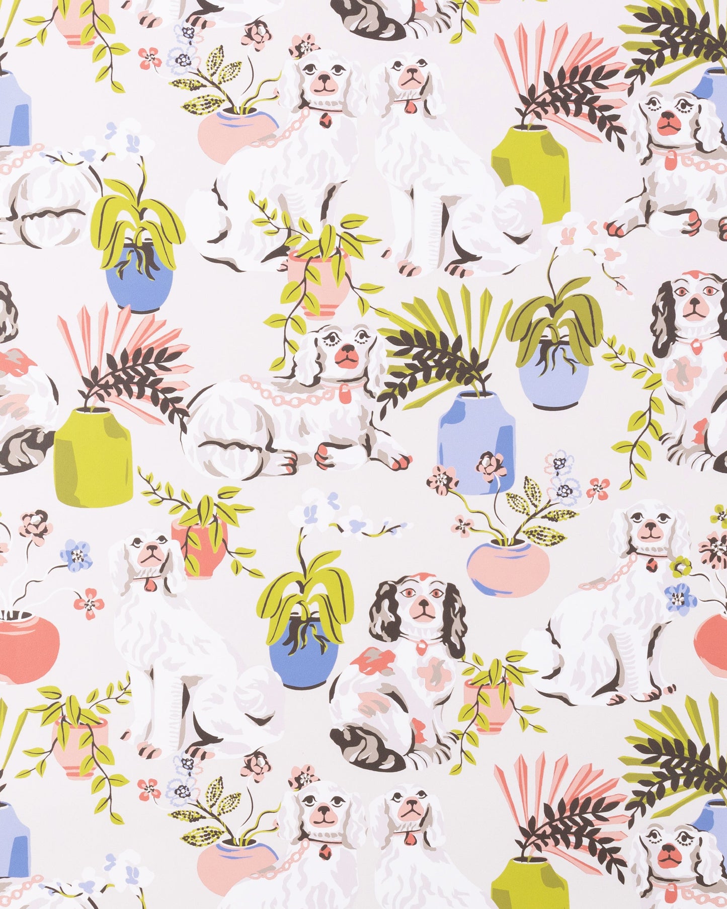 Good Dog - Peel & Stick Wallpaper - Stone