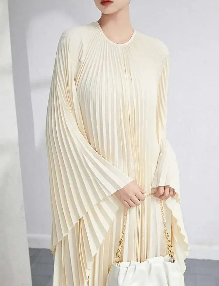 Luxury Pleated Kaftan Dress