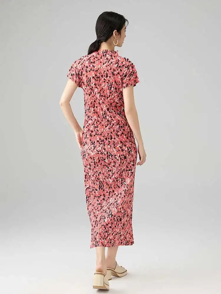 Premium Pleated Geometric Skirt
