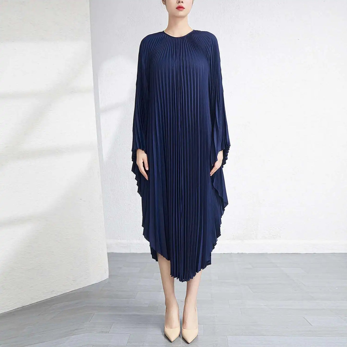 Luxury Pleated Kaftan Dress