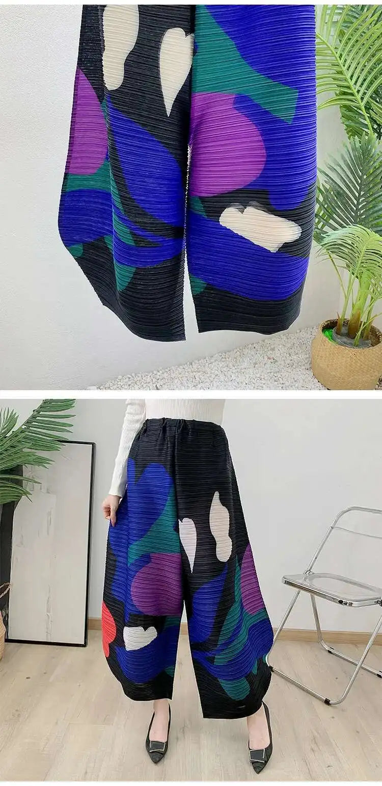 Pleated Unique Tailored Culottes