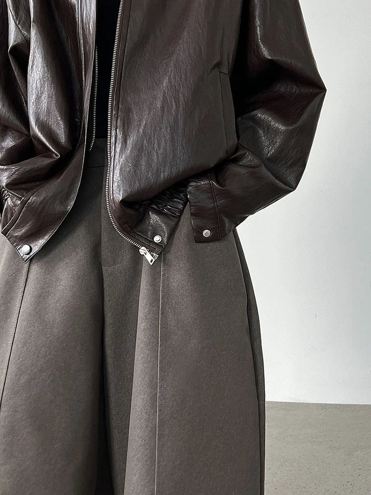 Luxury Statement Wide-Leg Pants
