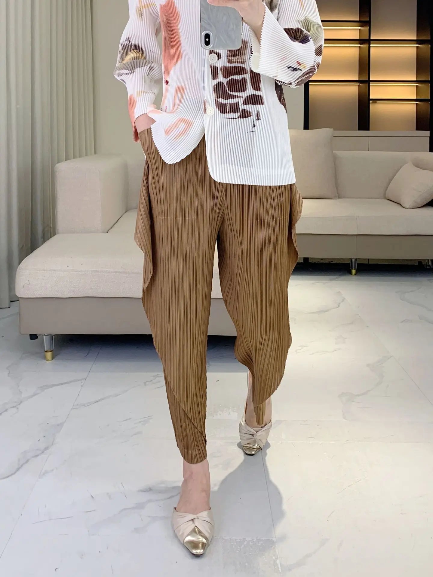 Luxury Truly Pleated Pants