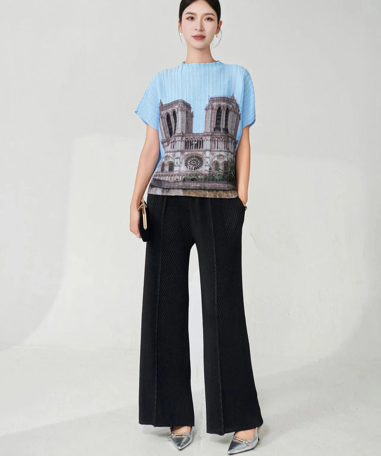Luxe Japanese Plisse Trousers