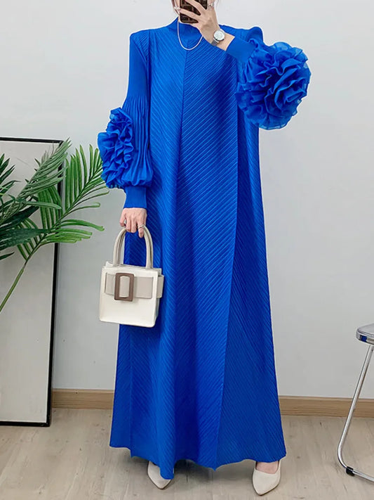 Women's Truly Pleated Oversized Midi Dress