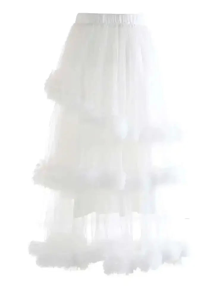 Luxurious Tulle Frill Skirt