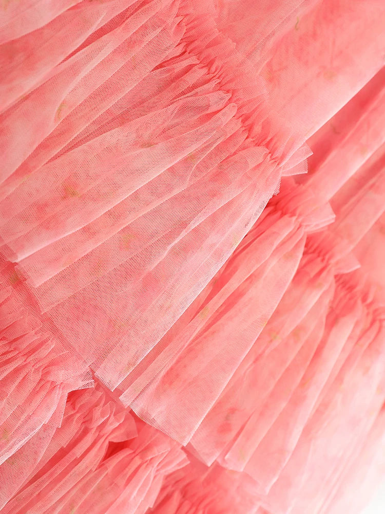 New Couture Tulle Midi Skirt