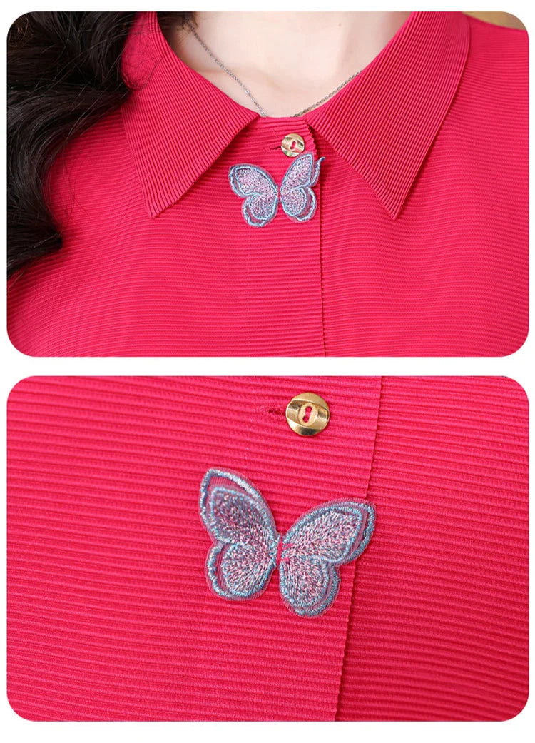 Flowy Pleated Butterfly Dress