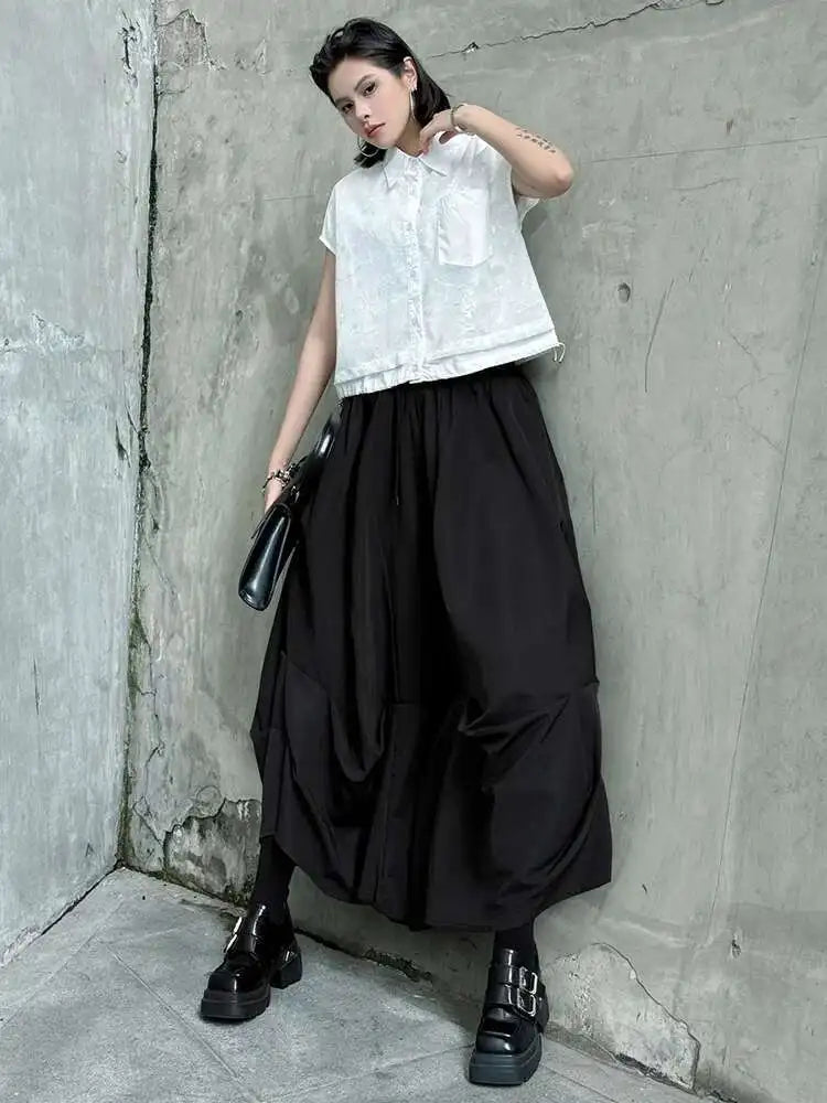 Avant-Garde Wide Leg Trousers