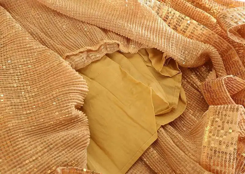 Glimmer Sequin Ruffled Skirt