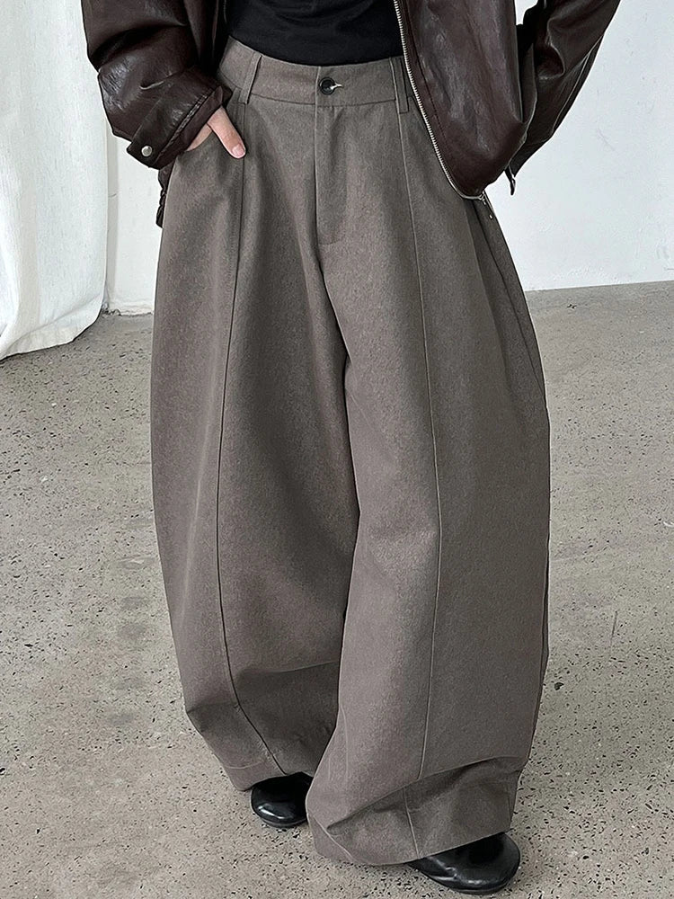 Luxury Statement Wide-Leg Pants