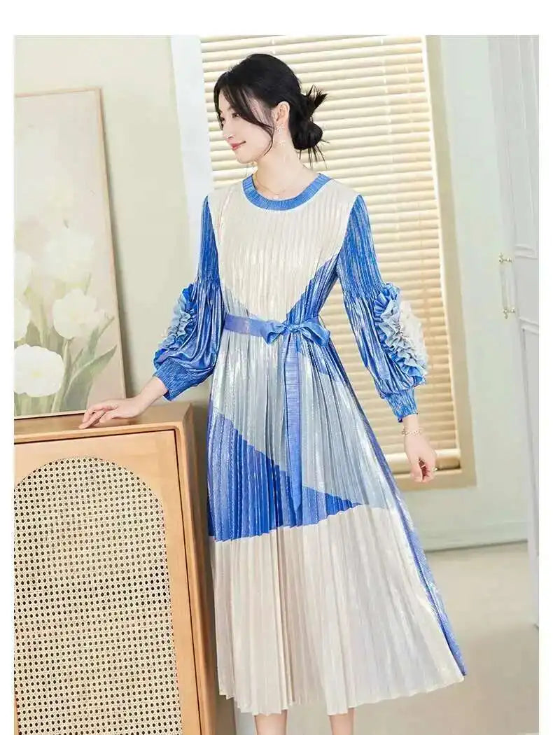 Japanese Plissé 3D Ruffle Dress