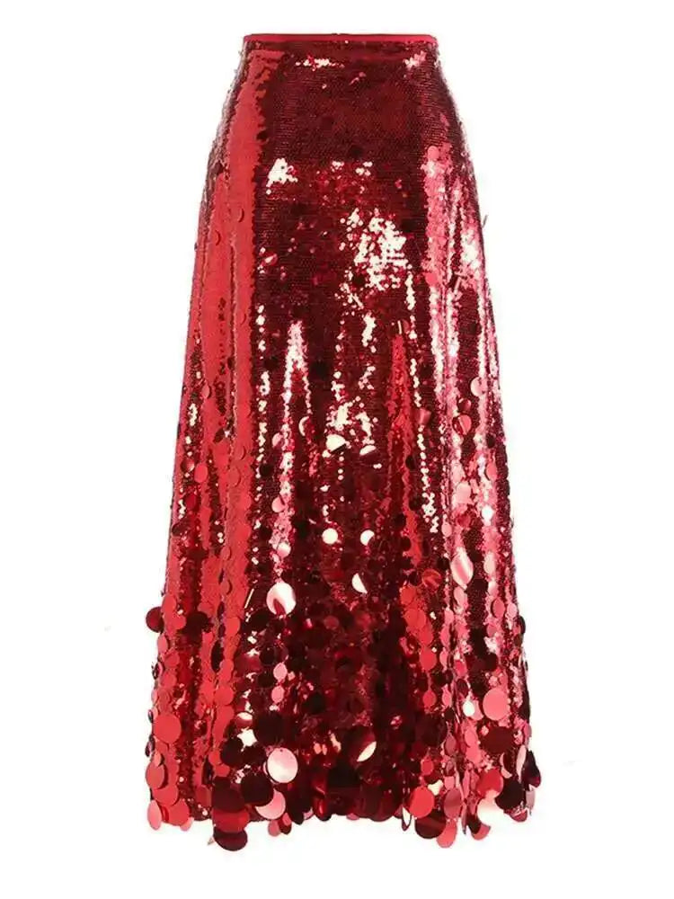 Luxe Sequin Pull-on Skirt