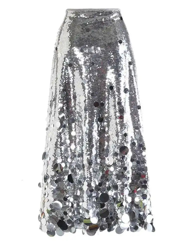 Luxe Sequin Pull-on Skirt