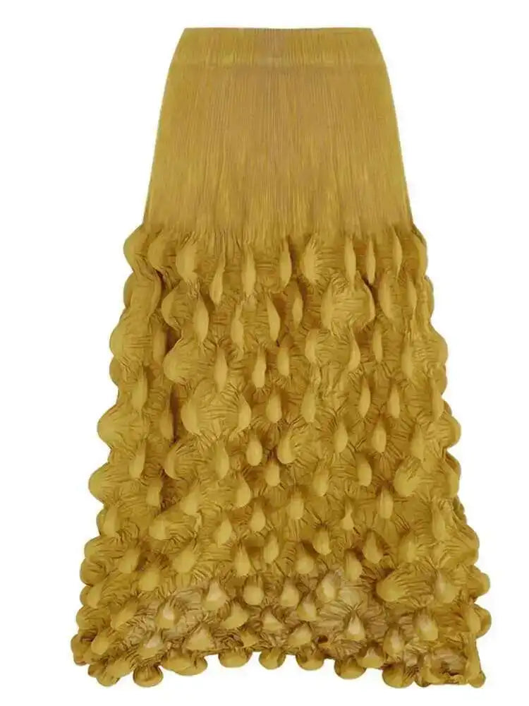 Luxury Pleated Bubble Skirt