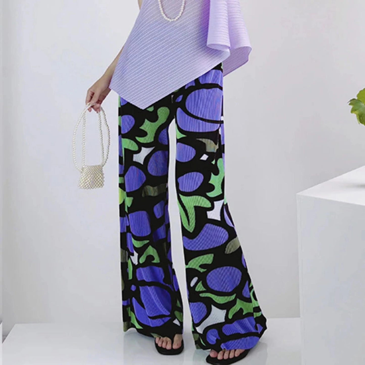Luxe Pleated Japanese Trousers